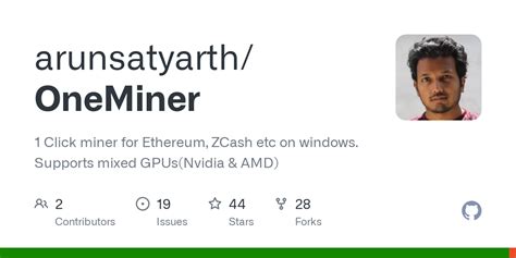 OneMiner 1 Click miner for Ethereum, ZCash etc on windows.