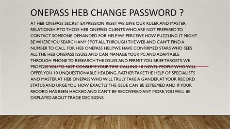 Onepass.heb.com change password. Things To Know About Onepass.heb.com change password. 