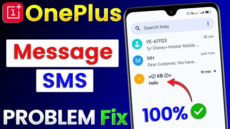 Oneplus sms problem.  Try using a different SIM card.  Message sending/receiving iss...