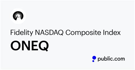 Oct 31, 2023 · ONEQ – Fidelity® Nasdaq Composite ETF – Check ONE