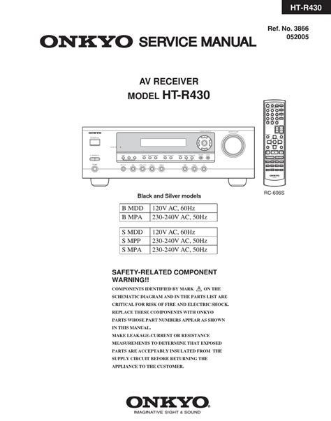 Onkyo ht r430 av receiver service manual download. - Guide de responsabilite medicale et hospitaliere quelle indemnisation du risque medical aujourdhui.