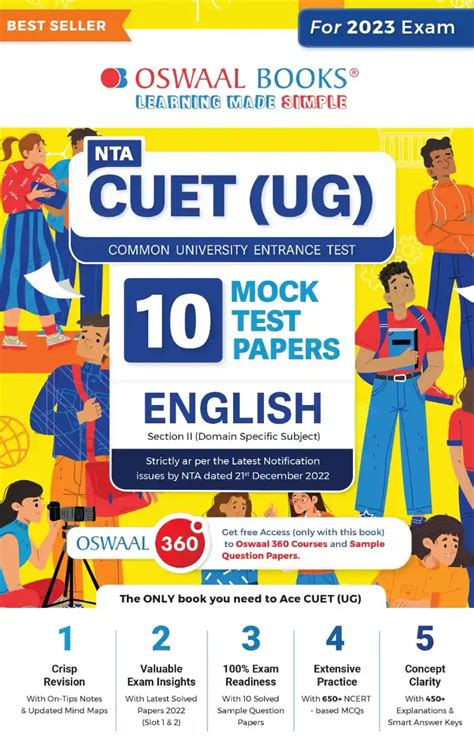 Online (PDF) Oswaal Nta Cuet Ug 10 Mock Test Papers English For …