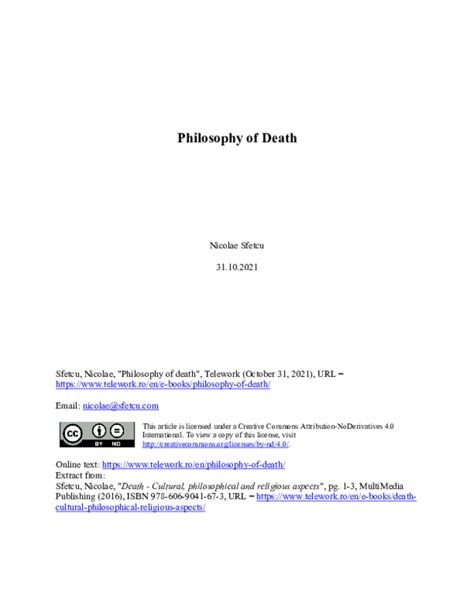 Online (PDF) Philosophy And Death Download The Pranitas