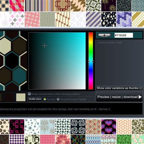 Online Background Pattern Generators PSDDude