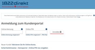 Online Banking Login 1822direkt