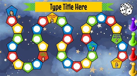 Online Board Game Template (Editable Google Slides) Board game