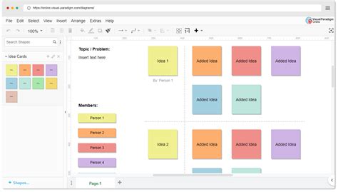 Online Brainwriting Tool