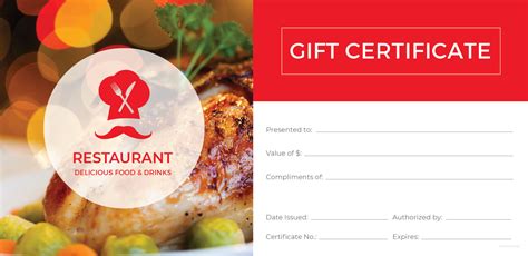 Online Gift Certificates Restaurants