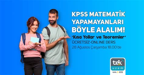Online KPSS KPSS MATEMATİK YAPAMAYANLAR.