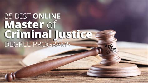 Online Master’s in Criminal Justice and Criminology