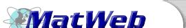 Online Materials Information Resource MatWeb.