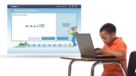 Online Math Program K8 Student Pace Games VmathLive