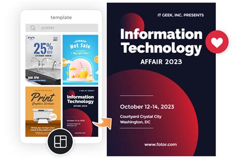 Online Mathematics Lecture Design Poster Template Fotor Design Maker