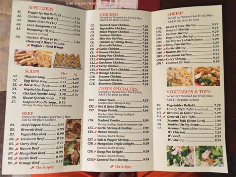 Online Menu of China Star Express Grill, Tyler, TX