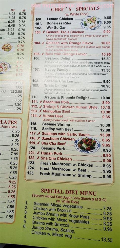 Online Menu of Chinatown Kitchen, Menomonee Falls, WI