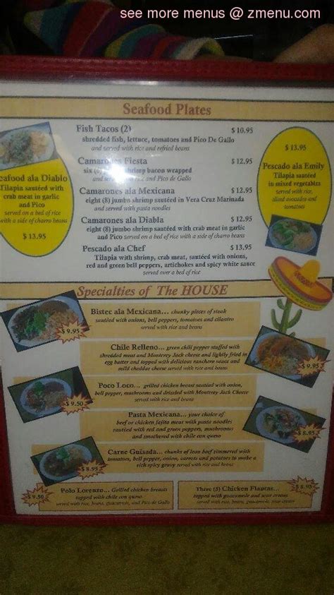 Online Menu of Don Raffas Mexican Restaurant, Bacliff, TX