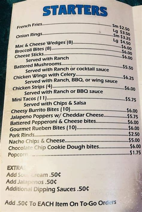 Online Menu of Larson