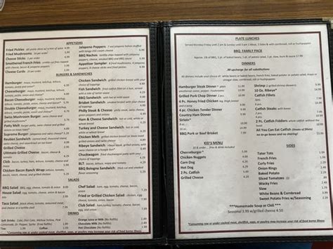 Online Menu of Take Me Back Cafe, Paris, TN