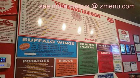 Online Menu of The Burger Barn, Rosenberg, TX