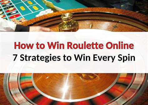 online roulette strategy to win