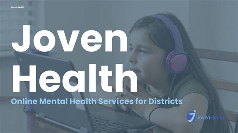 Online Therapy for Schools and Districts - Joven Health