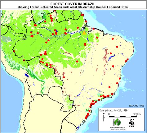 Online Vegetation and Plant Distribution Maps: South America