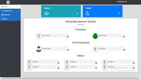 Online Voting System Using PHP MySQL Free Source Code