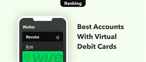 Online banks that give you a virtual card. Recap: Best Online Banks of 2023. Quontic Bank: Best for Low Fees and High APY. We rated Quontic as one of our best because it offers high-interest checking and savings accounts as well as a ... 