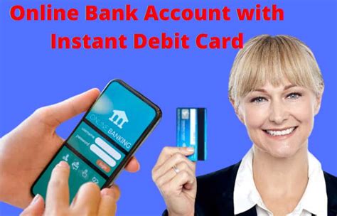 Online checking account with instant debit card. Oct 30, 2023 · 4. Fund your new account. When you open an account online, you’ll need to make an initial deposit, or add money to the account. This step usually involves making a transfer from an existing ... 