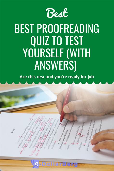 The 10 Best Free Proofreading Tests Online: 1. Earn Smart Online Class Earn Smart Online Class is an excellent platform for new proofreaders as it offers more …. 