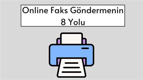 Online faks gönderme