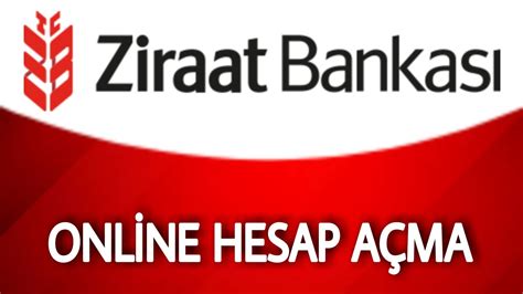 Online hesap açma ziraat bankası