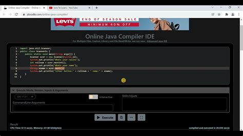 Online java complier. Edit and run Java code in your browser with W3Schools Spaces, a cloud-based code editor and website-building tool. Learn Java, practice coding, publish your website … 