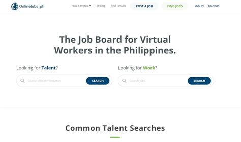 Upwork vs. OnlineJobs.ph: Find out which is the best platform to hire a virtual assistant/online worker or where one should register to become a virtual assistant. Search for: Best VA Companies; ... OnlineJobs is the largest job board in the Philippines, with more than 250,000 members. What started as a side project for founder John Jonas …. 