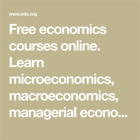 Online microeconomics courses. Things To Know About Online microeconomics courses. 