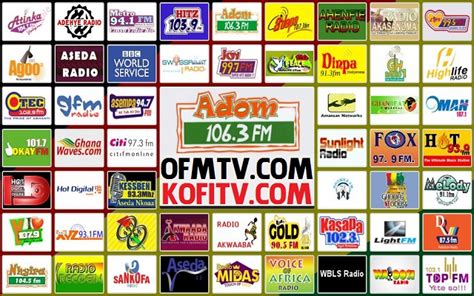 Online radio stations from Ghana, listen live radio