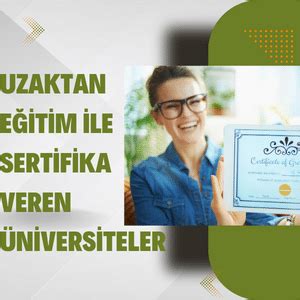 Online sertifika veren üniversiteler