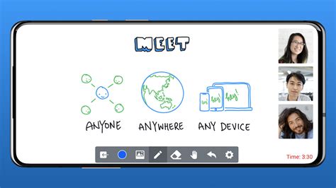 Online white board. That same whiteboard is simultaneously available in the Whiteboard app on Windows 11, iOS, Surface Hub, and on the web. To prepare a whiteboard ahead of time, right-click on the meeting invite in your Teams calendar and select Chat with participants. Go to the Whiteboard tab at the top of the meeting chat to add content and get the board ready. 