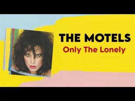 Only The Lonely - The Motels - MP3 instrumental karaoke