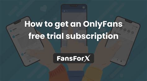 Only fans free trials. How to Get Free Trials on OnlyFans. You can use four primary methods to get an OnlyFans free trial for a creator you want a free trial for: Check out your favorite OnlyFans creator free trials: Most OnlyFans creators give free trials periodically to invite prospective subscribers to watch their content and subscribe to their content afterward ... 