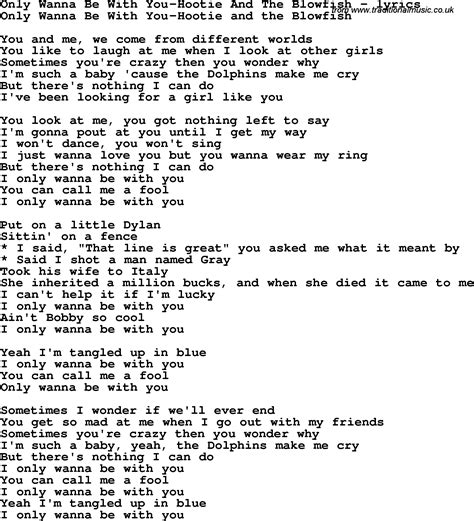 Only wanna be with you lyrics. I ♥ #oldiesI Only Want To Be With You (1964) - DUSTY SPRINGFIELD - LyricsI don't know what it is that makes me love you soI only know I never want to le... 