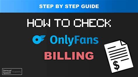 Onlyfans Billing Porn