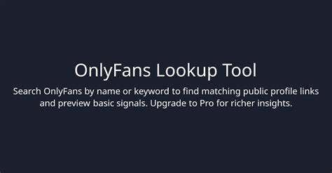 Onlyfans Lookup By Location Porn