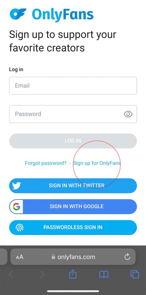 Onlyfans Sign Up Login Leak