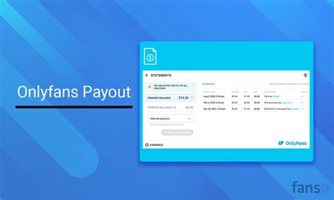 Onlyfans payout. Jan 17, 2024 · Moreover, navigating payout challenges and being aware of OnlyFans’ payout policies is vital for a smooth experience on the platform. Key Takeaways. OnlyFans is a subscription service where creators earn money from fan subscriptions. Setting up and managing your payment methods and payout schedules is key. 