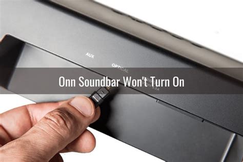 Onn soundbar remote not working.  Check the Device&rsquo;s IR Sensor: Just like the remote, your TV...