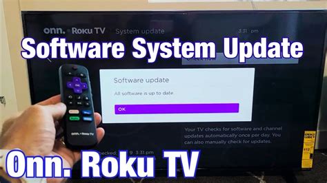 Onn. Roku TV How to System Software Update to Latest Version YouTube