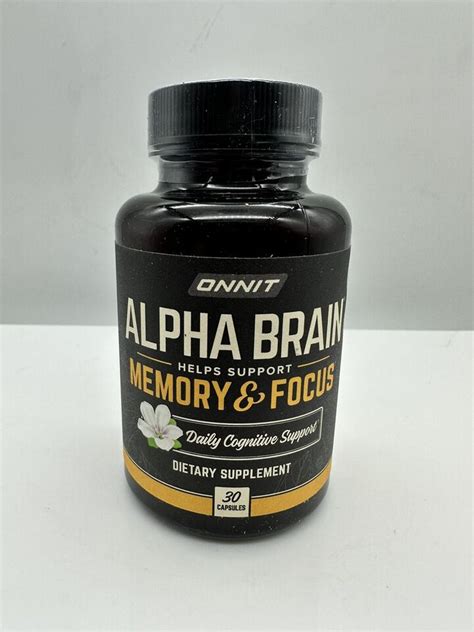 Onnit Alpha Brain Capsules - 90 Count. NEW exp 8/24 FREE …