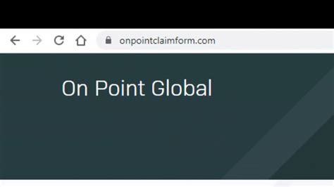 Onpointclaimform Go to and click, File A Claim