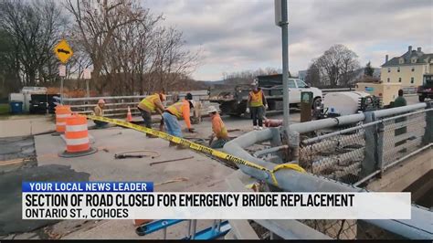 Ontario Street in Cohoes closed for emergency bridge repairs